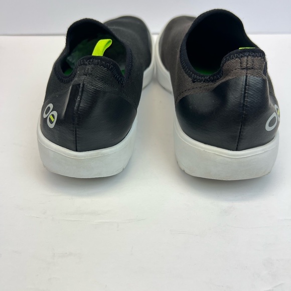 OOFOS OOmg eeZee Black Mesh Slip On Recovery Shoes Women's US 11 Euro 42 - Picture 7 of 11